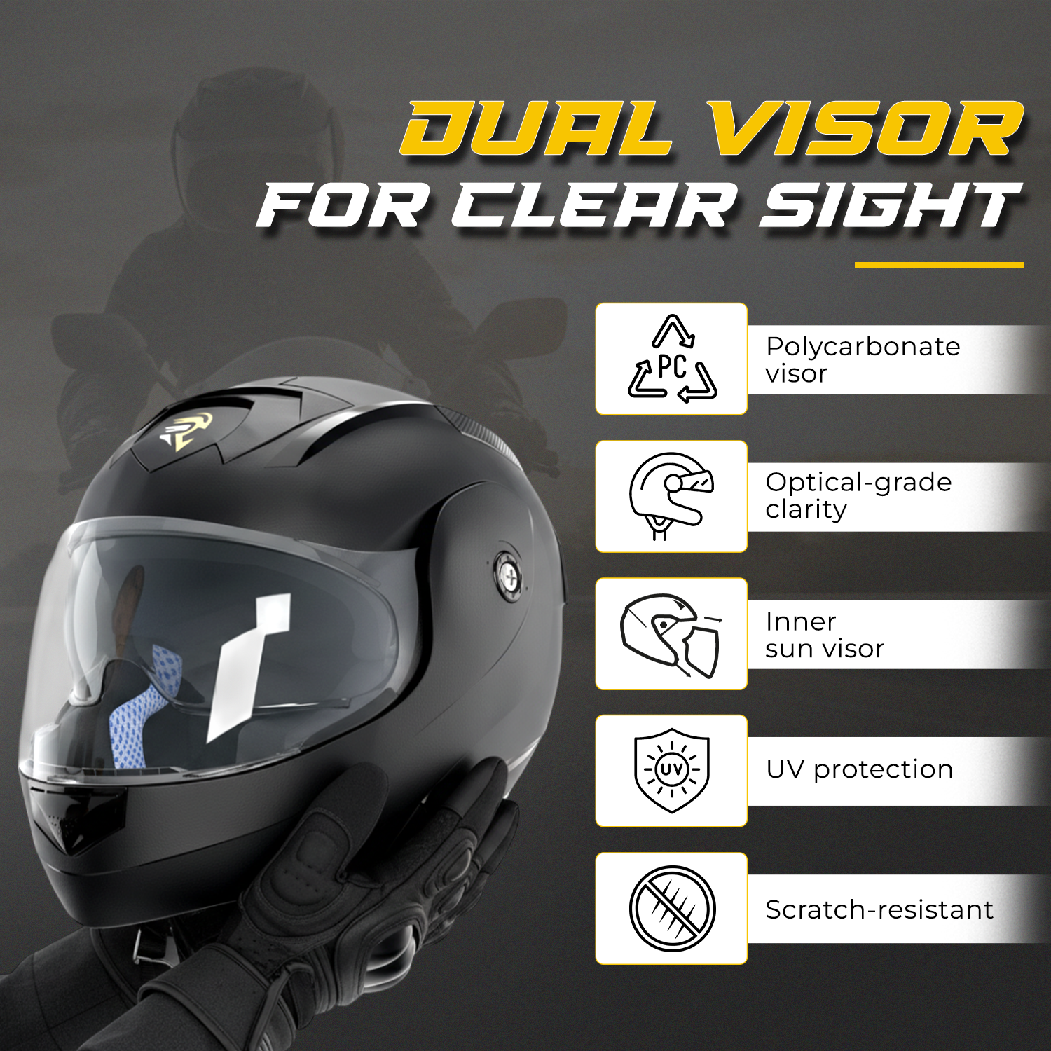 Rydr Aster Crust Black Dual - Flip