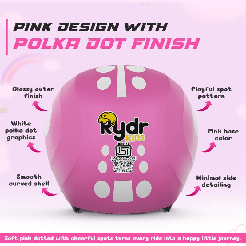 Rydr Kids Bloom Dot Pink - Nova