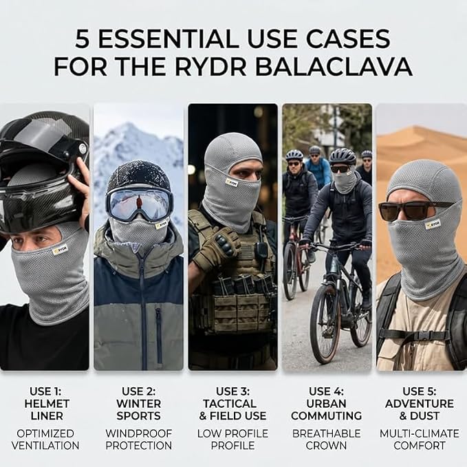 Adult Grey Balaclava