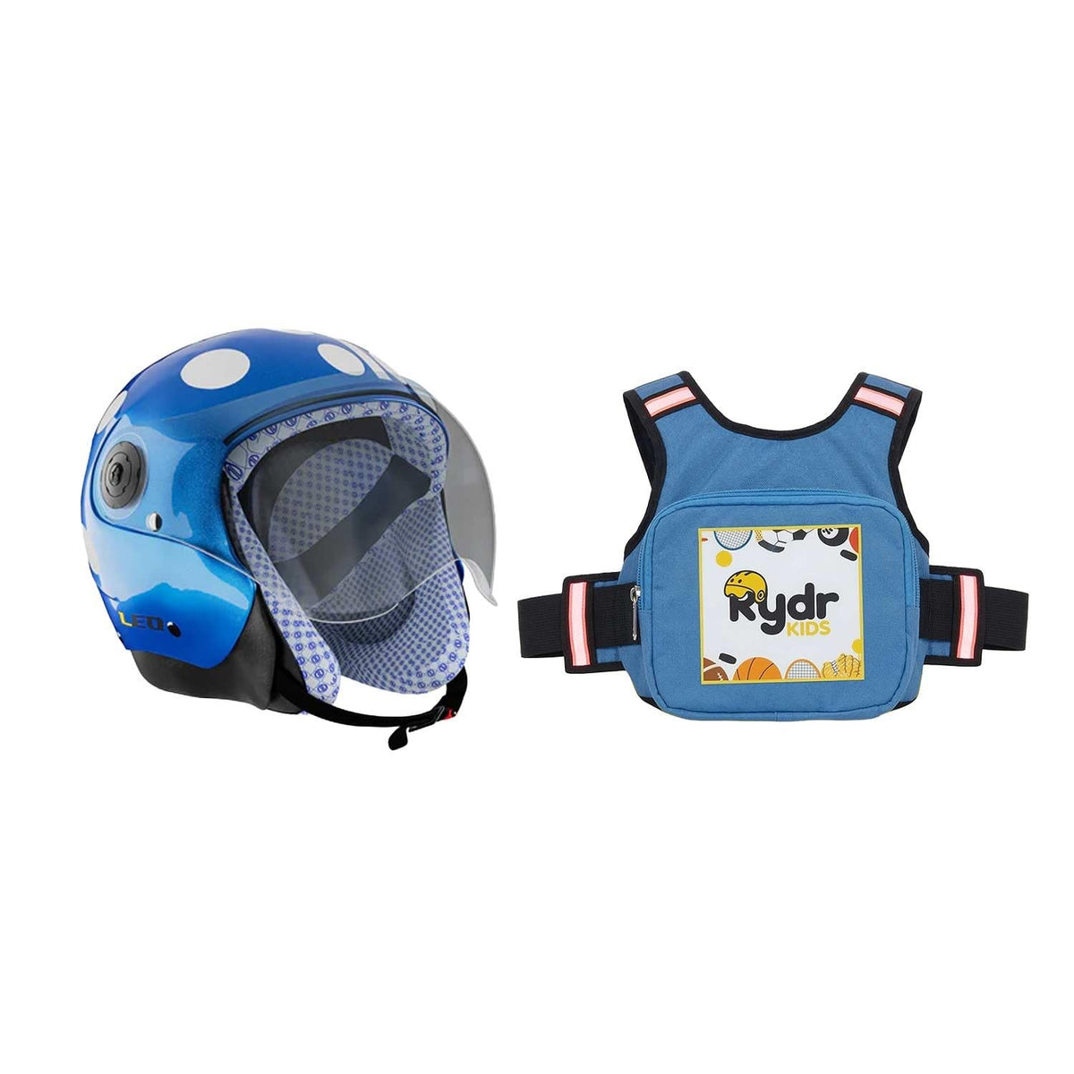 Rydr Kids Bloom Blue + Safety Belt - Pocket