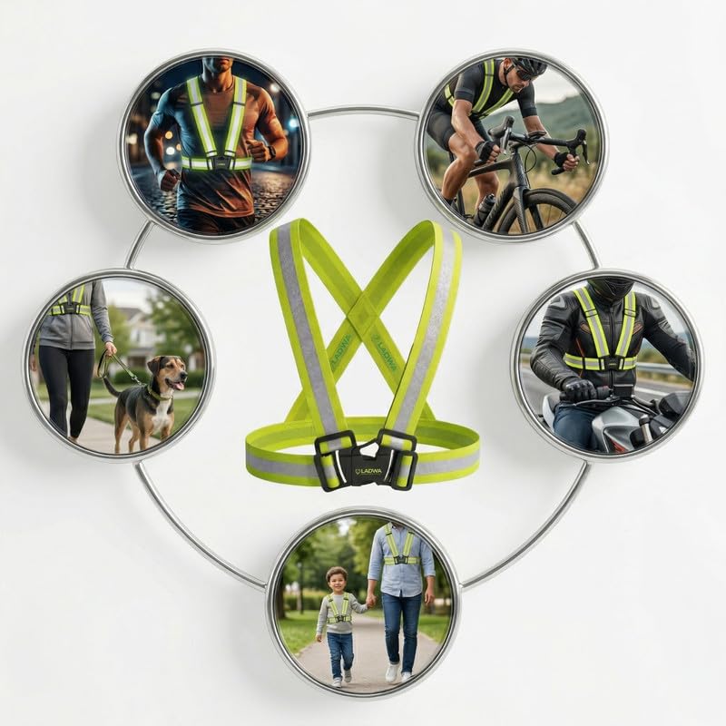 LADWA High-Visibility Reflective Safety Belt