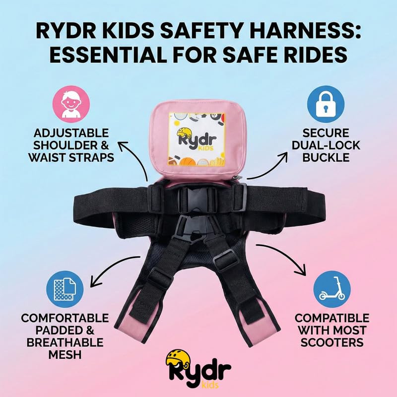 Rydr Kids Premium Motorcycle Safety Harness (2–12 Years)