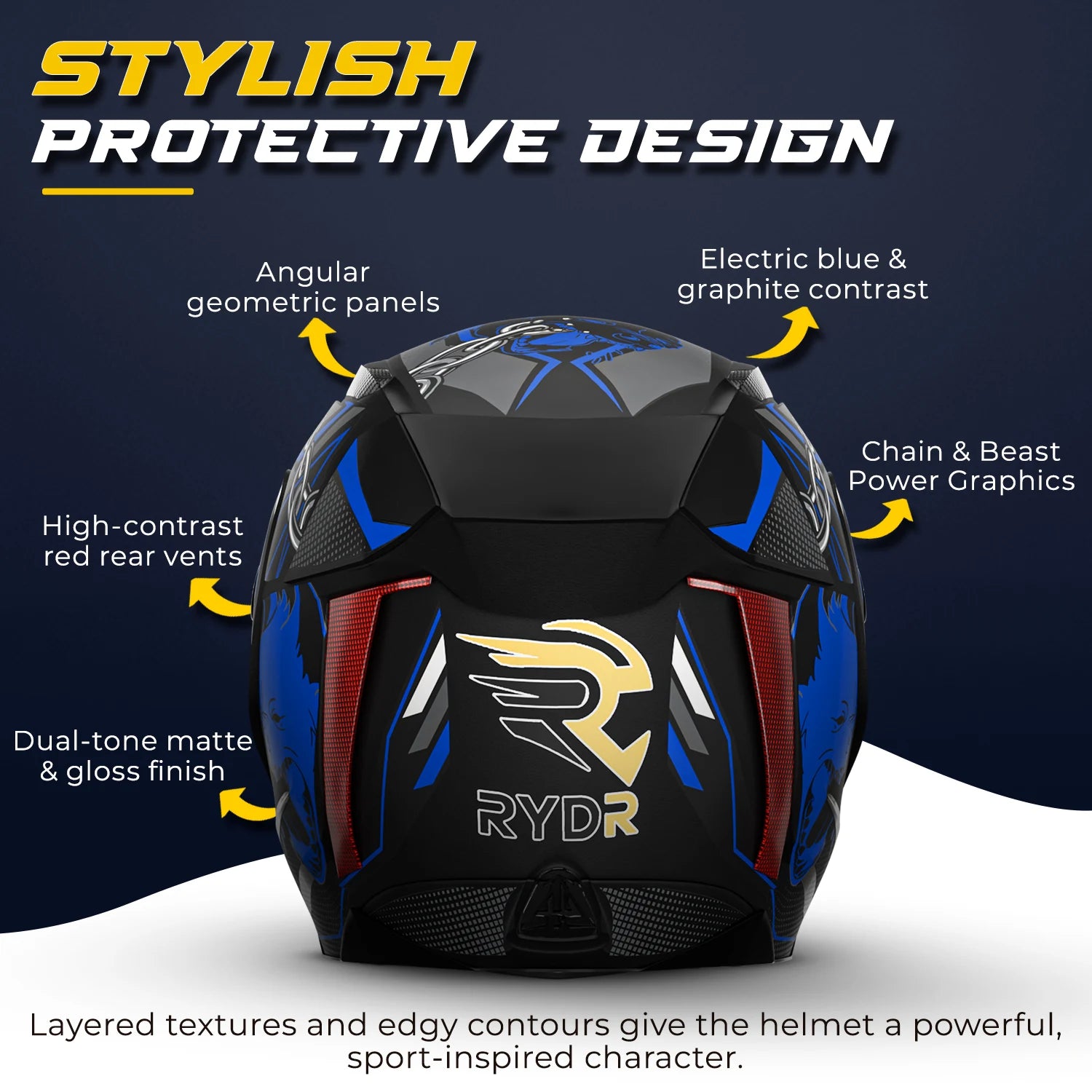 Rydr Aster Crust Ex Black / Blue Graphics