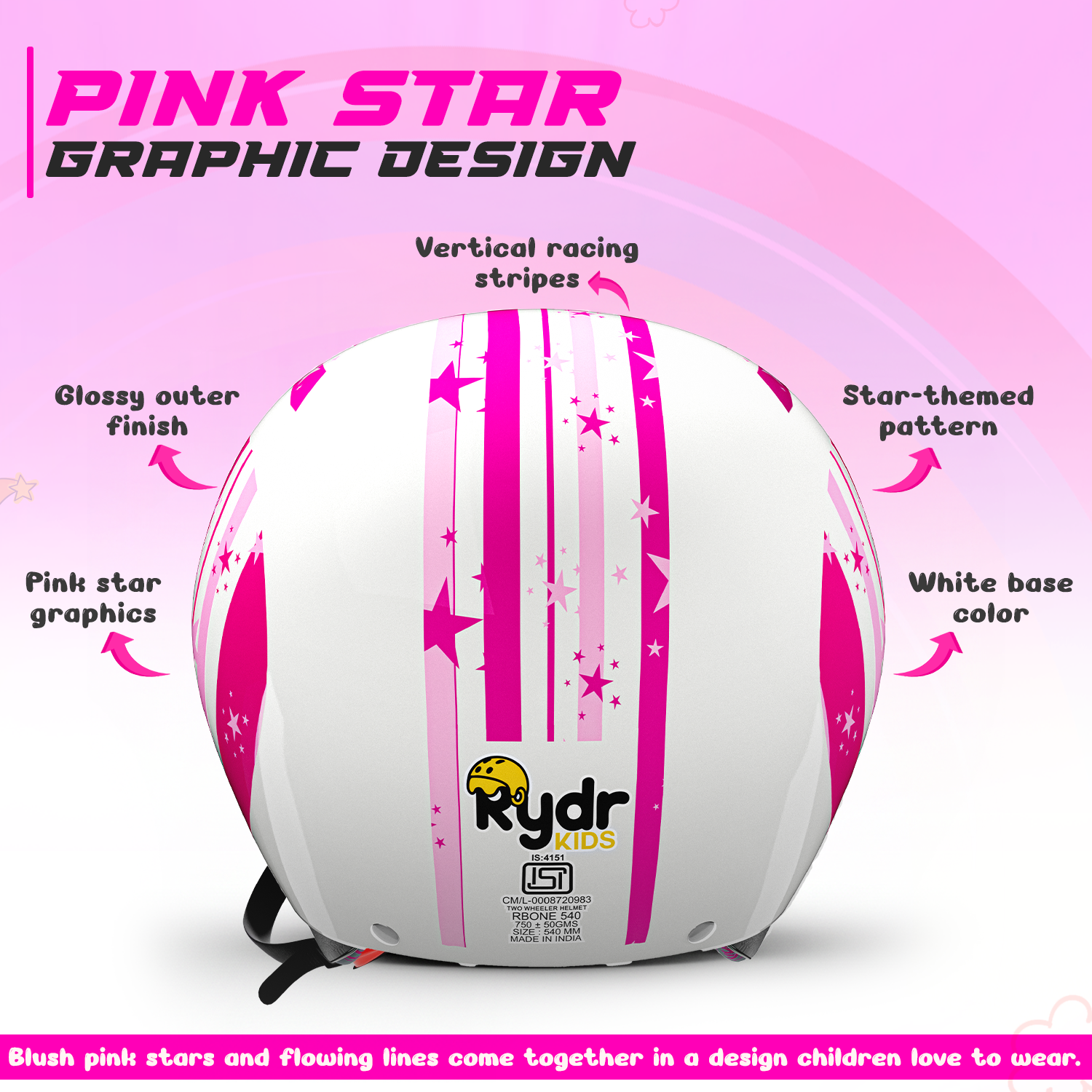 Rydrkids - URA Star S - Nova - Pink
