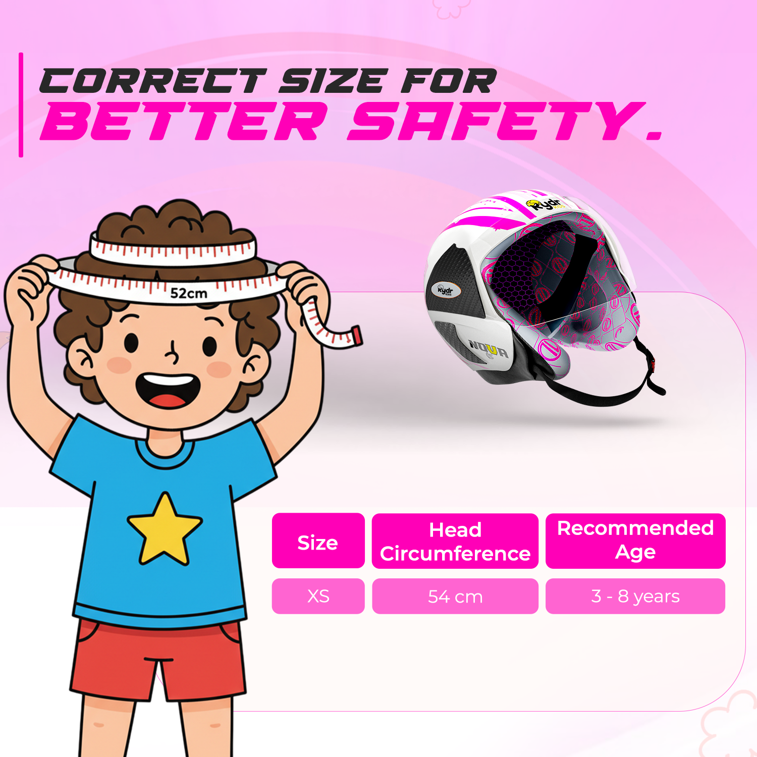 Rydrkids - URA Star S - Nova - Pink