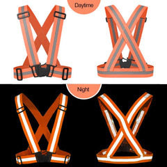 Reflective safety CROSS BELT-Orange