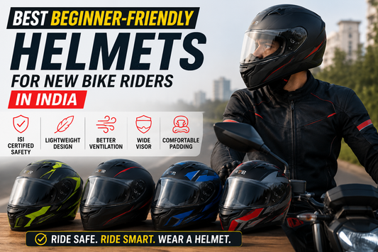 Best Beginner-Friendly Helmets for New Bike Riders in India