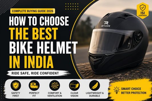 🏍️ How to Choose the Best Bike Helmet in India (Complete Buying Guide 2026)