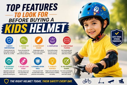 Top Features to Look for Before Buying a Kids Helmet