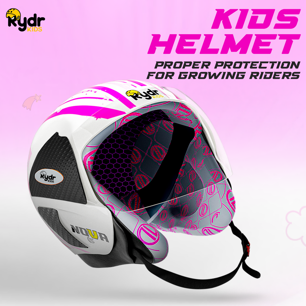 Buy RYDR Kids Cub Nova Pink Helmet Online India