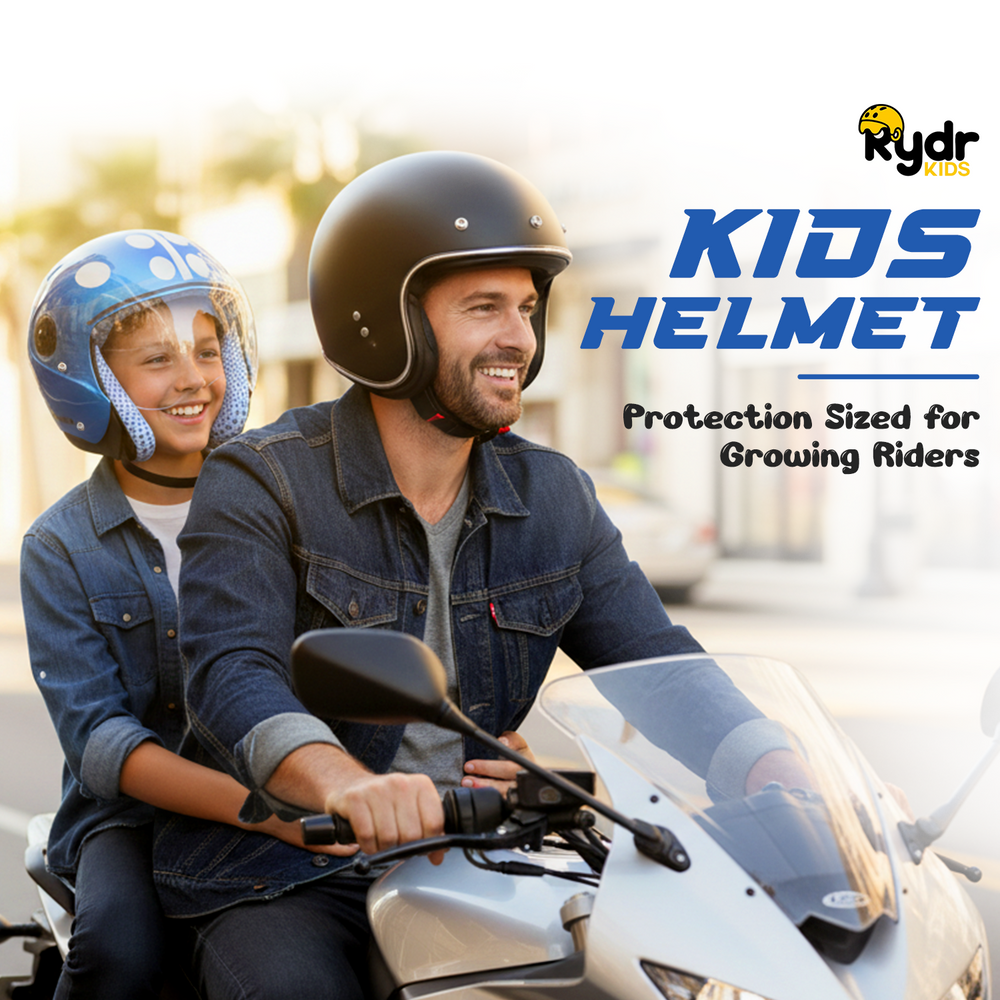 RYDR Kids Dhoom PC Blue Leo Helmet Online