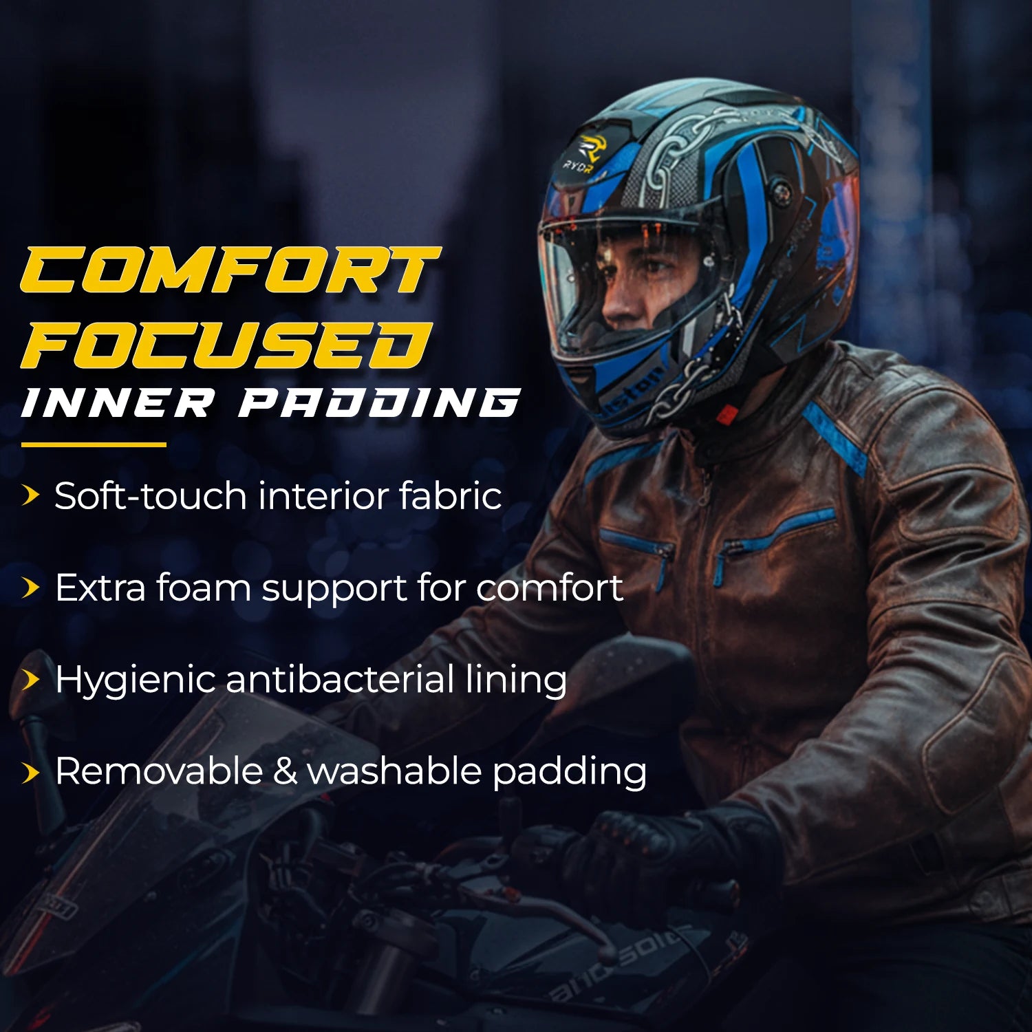 Rydr AC  Black / Blue Graphics