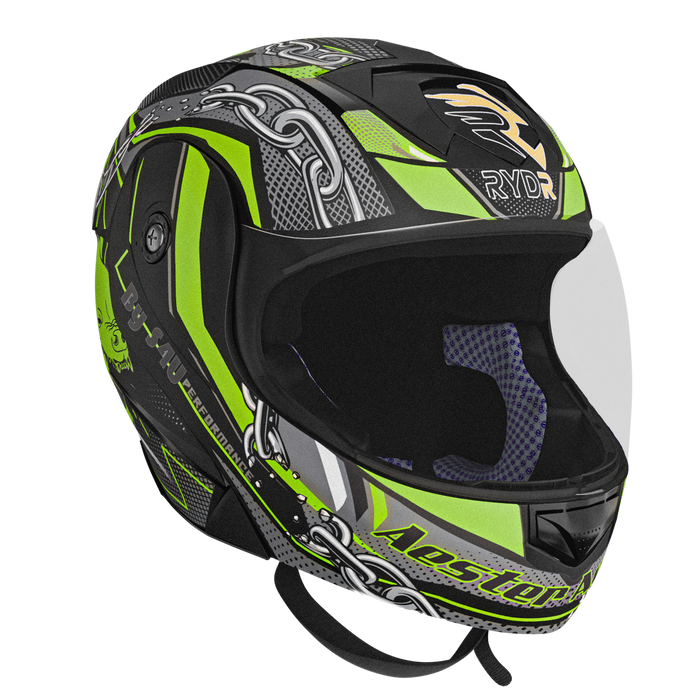 Rydr AC Dx - FLIP UP Black / Green Graphics