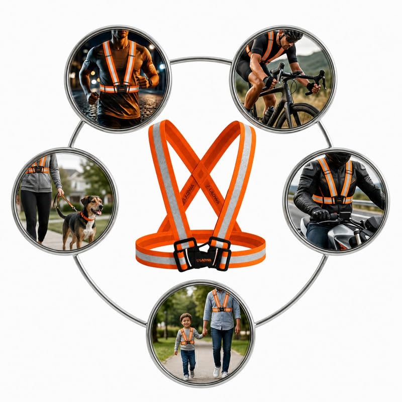 LADWA High-Visibility Reflective Safety Belt