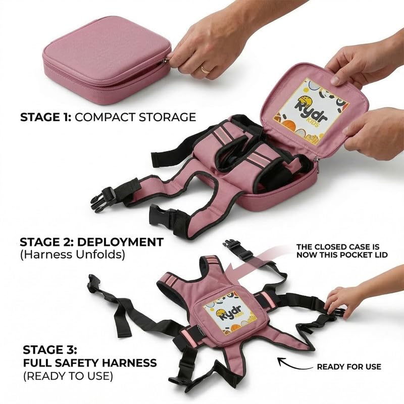 Rydr Kids Premium Motorcycle Safety Harness (2–12 Years)