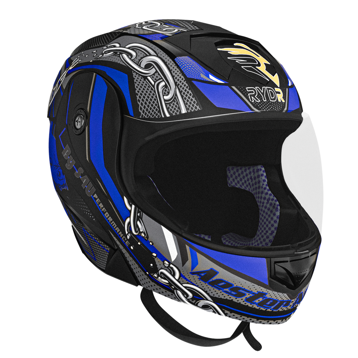 Rydr AC Black / Blue Graphics