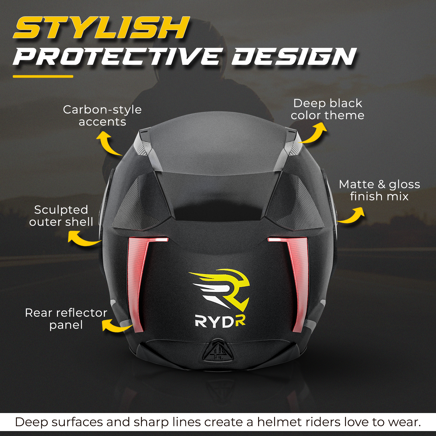 Rydr Aster Crust Black Dual - Flip