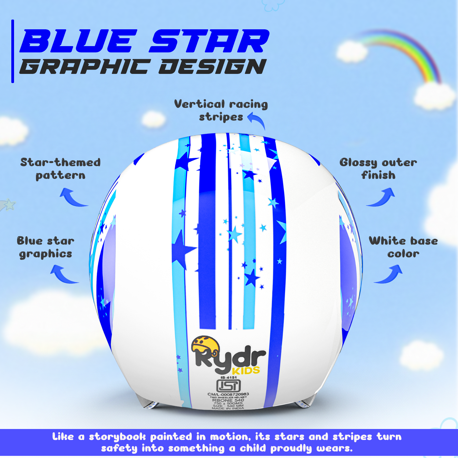 RydrKids-URA Star S-Leo-Blue