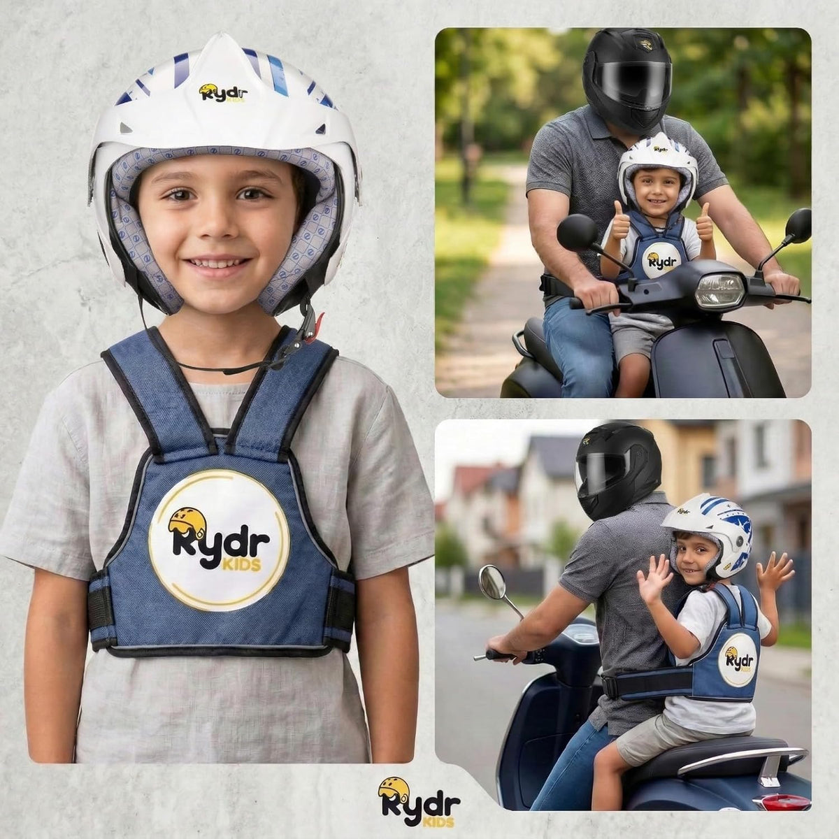 Rydr Kids Premium Motorcycle Safety Harness (2–12 Years)