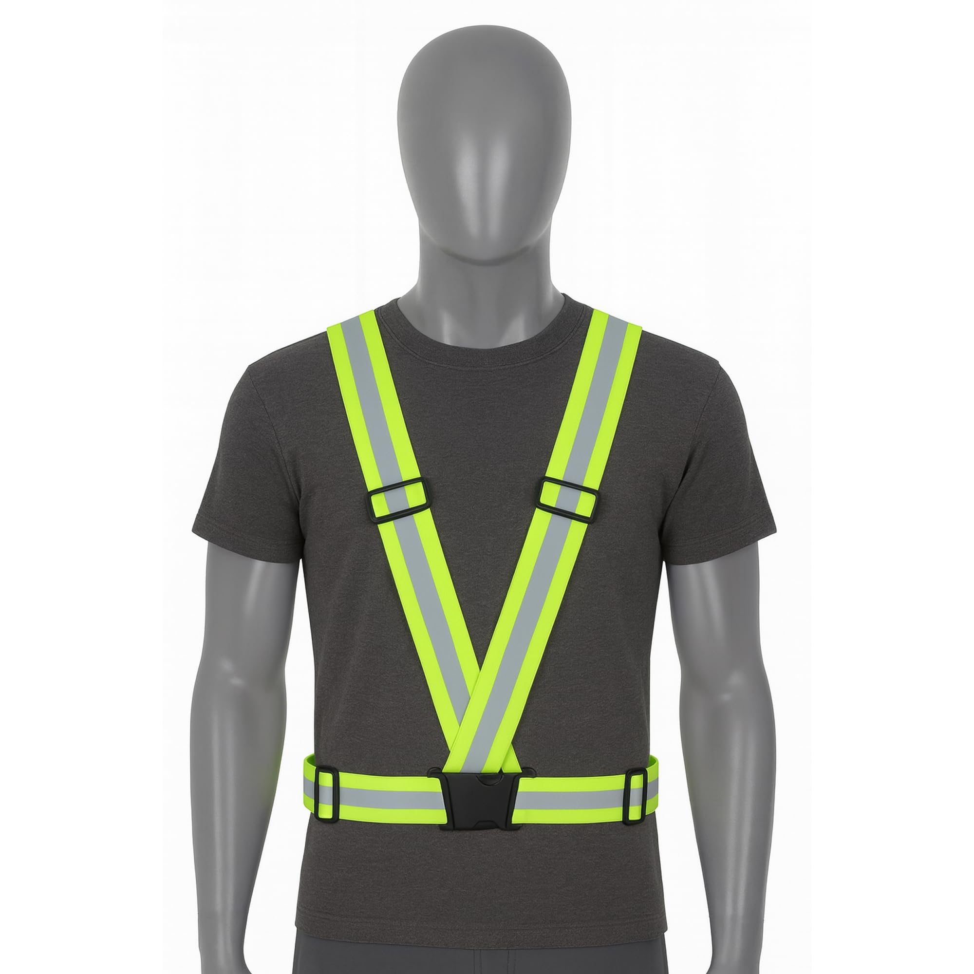 Reflective safety CROSS BELT Neon