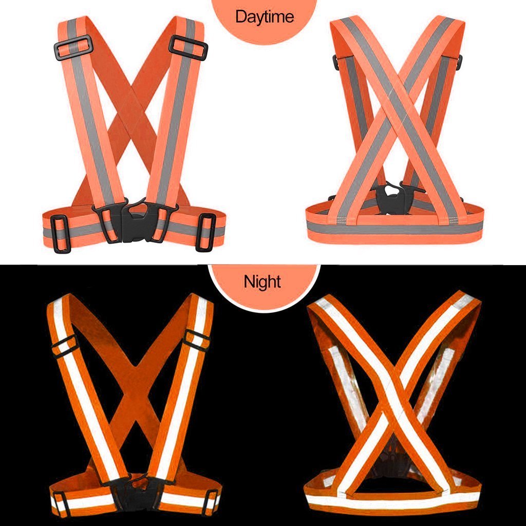 Reflective safety CROSS BELT-Orange