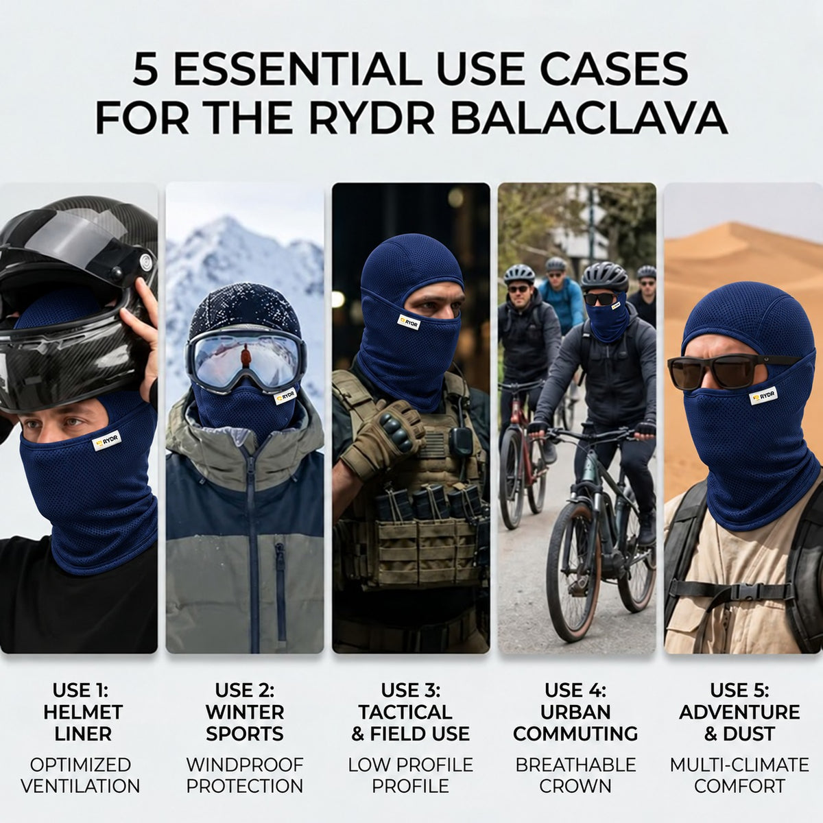 Adult Blue Balaclava