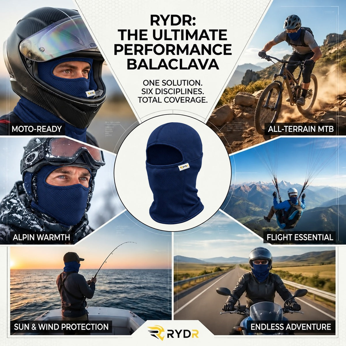 Adult Blue Balaclava