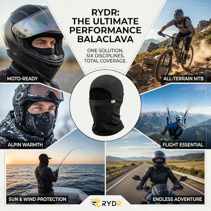 Breathable Balaclava for Helmet Riders